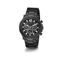 Guess Men's Black Stainless Steel Watch - One Size