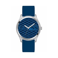 Guess Men's Blue Silicone Watch - One Size