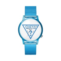 Guess Men's Blue Silicone Watch - One Size