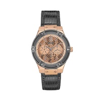 Guess Women's Gray Leather Watch - One Size