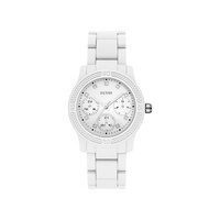 Guess Unisex's White Rubber Watch - One Size