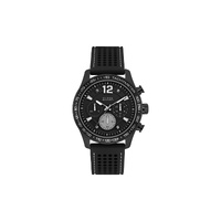 Guess Men&#39;s Black Silicone Watch - One Size
