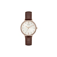 Guess Women's Brown Leather Watch - One Size