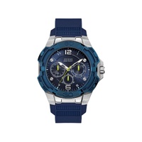 Guess Men's Blue Rubber Watch - One Size