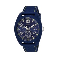 Guess Men's Blue Rubber Watch - One Size