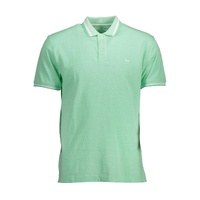 Harmont &amp; Blaine Men's Green Cotton Polo Shirt - XL