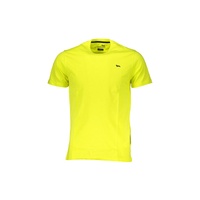 Harmont &amp; Blaine Men's Yellow Cotton T-Shirt - XL