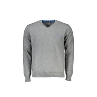Harmont &amp; Blaine Men's Gray Cotton Sweater - 2XL