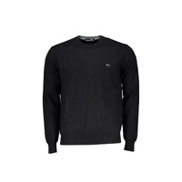 Harmont &amp; Blaine Men's Black Cotton Sweater - XL