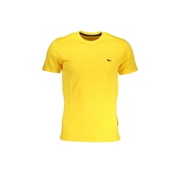 Harmont &amp; Blaine Men's Yellow Cotton T-Shirt - XL