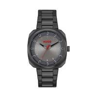 Hugo Boss Men's Gray Stainless Steel Watch - One Size