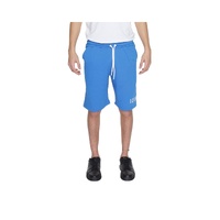 Icon Men's Blue Cotton Short - 42 IT