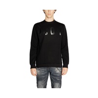 Icon Men's Black Cotton Sweater - 42 IT