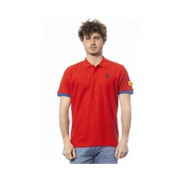 Invicta Men's Red Cotton Polo Shirt - L