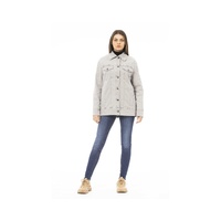 Jacob Cohen Women's Elegant Gray Cotton Blend Jacket - 40 IT