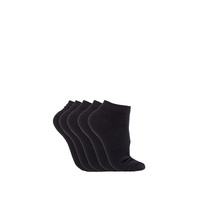Jack Jones Men's Black Cotton Sock - One Size