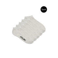 Jack Jones Men's Gray Cotton Sock - One Size