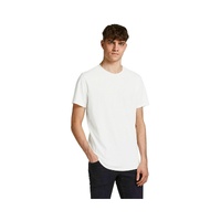 Jack Jones Men's Cream Organic Cotton T-Shirt - 52 IT