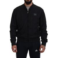 Authentic Dolce &amp; Gabbana Bomber Jacket with Logo Details 46 IT Men