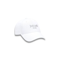 Just Cavalli Men's Chic Embroidered Cotton Visor Cap - One Size