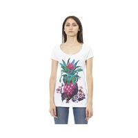 Just Cavalli Women's White Cotton Tops &amp; T-Shirt - S