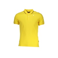K-WAY Men's Yellow Cotton Polo Shirt - M