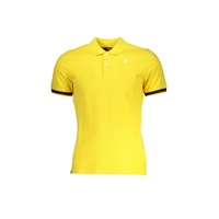 K-WAY Men's Yellow Cotton Polo Shirt - S