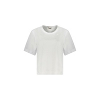 K-WAY Women's White Cotton Tops &amp; T-Shirt - L