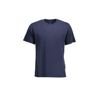 La Martina Men's Blue Cotton T-Shirt - 2XL