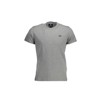 La Martina Men's Gray Cotton T-Shirt - L
