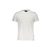 La Martina Men's White Cotton T-Shirt - M