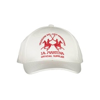 La Martina Men's Elegant Visored Hat with Embroidered Logo - One Size