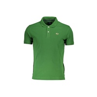 La Martina Men's Green Cotton Polo Shirt - 2XL