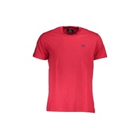 La Martina Men's Red Cotton T-Shirt - M