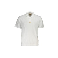La Martina Men's White Cotton Polo Shirt - 2XL