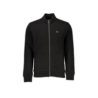 La Martina Men's Black Cotton Sweater - M