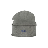 La Martina Men's Gray Polyester Hats &amp; Cap - One Size
