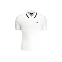 La Martina Men's White Cotton Polo Shirt - XL