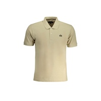 La Martina Men's Beige Cotton Polo Shirt - S