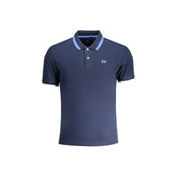 La Martina Men's Blue Cotton Polo Shirt - XL