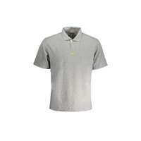 La Martina Men's Gray Cotton Polo Shirt - L
