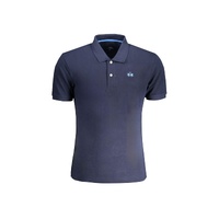 La Martina Men's Blue Cotton Polo Shirt - M