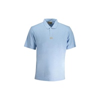 La Martina Men's Light Blue Cotton Polo Shirt - L