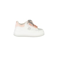 Laura Biagiotti Women's White Synthetic  Sneaker - 39 EU