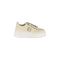 Laura Biagiotti Women's Beige Polyester  Sneaker - 38 EU