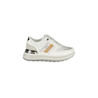 Laura Biagiotti Women's White Polyester  Sneaker - 39 EU