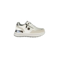 Laura Biagiotti Women's White Polyester  Sneaker - 38 EU