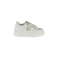 Laura Biagiotti Women's White Polyester  Sneaker - 38 EU