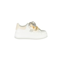 Laura Biagiotti Women's White Polyester  Sneaker - 37 EU