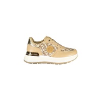 Laura Biagiotti Women's Beige Polyester  Sneaker - 38 EU